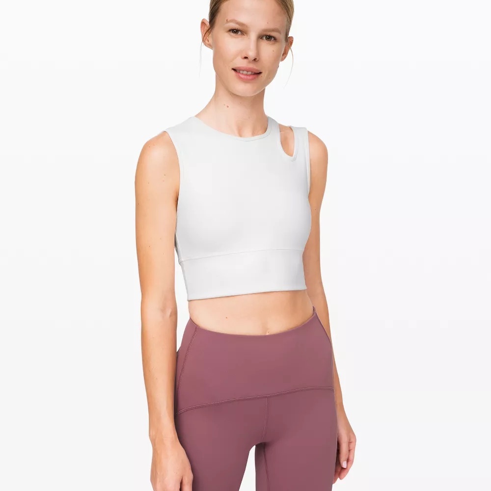 Lululemon Mastered Motion Cropped Tank size 8